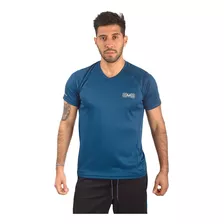 Polo Deportivo Hombre | Ropa Deportiva Gym | Azul Acero