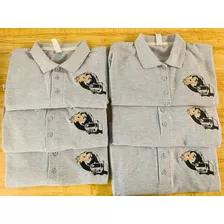 Playeras Tipo Polo Bordados (5 Piezas)