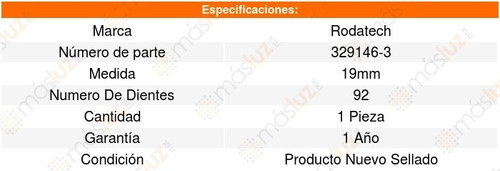 Banda Distribucion O Tiempo Excel Scoupe 1.5l L4 90_94 56492 Foto 2