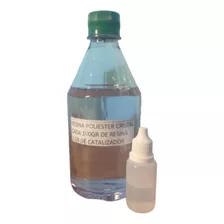 Resina Poliester Cristal X 500 Grs + Calatalizador