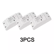 Paquete De 3 Interruptores Inteligentes Sonoff Wifi Domótica