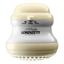 Ducha Lorenzetti Loren Bello Bege C/ Branco 220v 5500w Cor Branco/creme Potência 5500 W