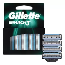 Cartuchos Para Afeitar Gillette Mach3 4 Unidades