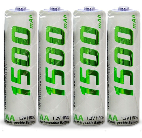 Baterias Pilas  Recargables Aa 1.2v 1500mah Blíster X4