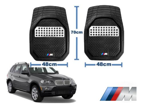 Tapetes 3d Logo Bmw + Cubre Volante X5 2007 A 2011 2012 2013 Foto 4