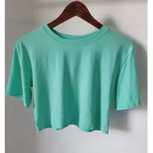 Camiseta Cropped Feminino Tshirt Blusa Estilosa Larguinha