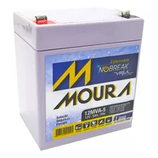 Bateria Estacionaria Moura Nobreak 12v 5ah 5 Amperes 