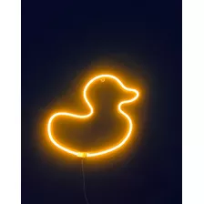 Luminária Parede Pato Neon Led Decoração Luz 110v-220v