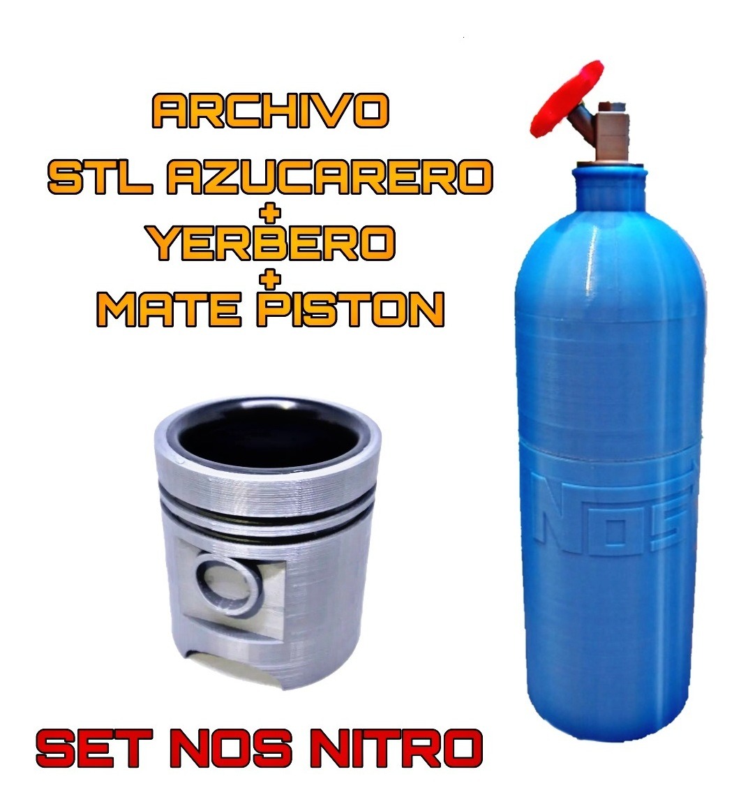 Stl Archivo, Set Mate Nos, Set Mate Nitro Archivo Stl