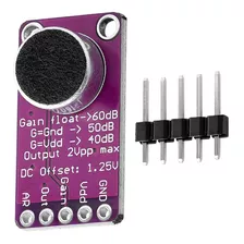 Módulo Max9814 Sensor Sonido Micrófono Análogo 20khz [ Max ]