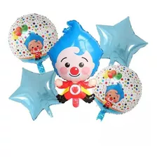 Globos Payaso Plim Plim Con Estrellas 