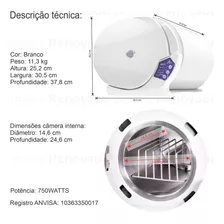 Autoclave Cristofoli Amora 4l Biossegurança Odontologia