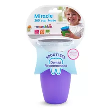 Vaso Entrenador Munchkin Miracle Cup 10 Oz Morado