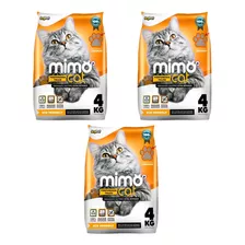 Kit 3 Areias P/gatos Sanitarias Granulado Higienico Mimocat