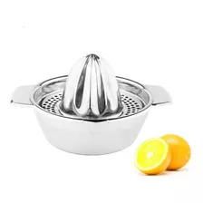 Exprimidor Manual Citricos Limon Naranja Acero Inox Jugo 