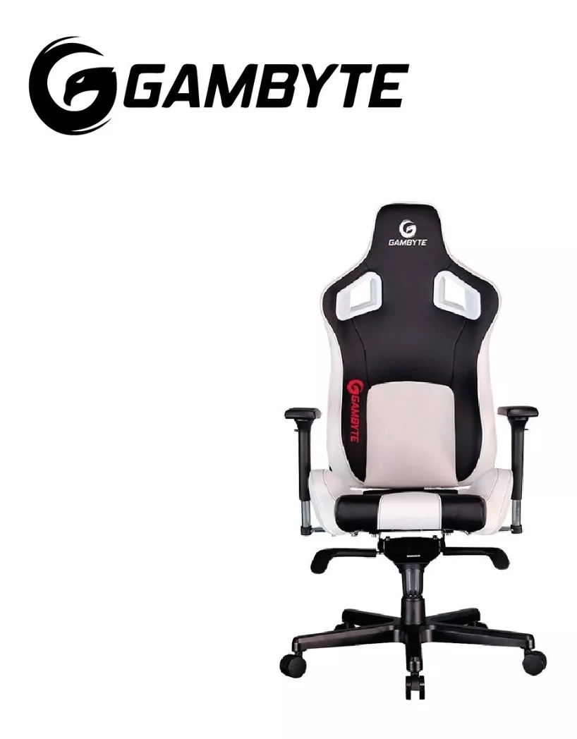 Silla Gaming Gambyte Premium 03-09, Negro C/ Blanco