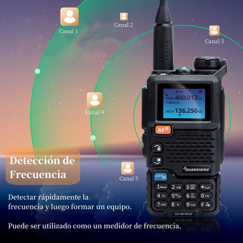 Radios De Comunicacin Largo Alcance Uv-5r+ Amfm Uhfvhf Kit6 Foto 7