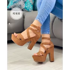 Hermosas Sandalias De Tacón Para Dama...