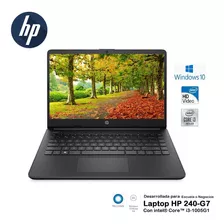 Laptop Hp Escolar 240-g7 Core I3-1005g1 4gb 500gb 14hd W10
