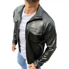 Chaqueta Campera Hombre Eco Cuero 