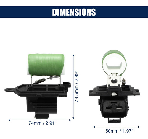 Resistencia Motor Ventilador Por Dodge Journey Grand Caravan Foto 2