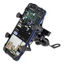 Suporte Celular Moto Com Carregador Universal Usb Garra X