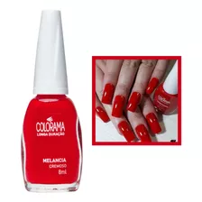 Esmalte Colorama Melancia Cremoso Vermelho Longa Duração 8ml