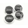 4 Tapas Centro De Rin Audi Tt Audi S Rs Q3 Q5 Q7 Gris 69mm