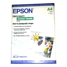 Papel Fotográfico Glossy 194g A4 Epson S041126 X70 Hojas