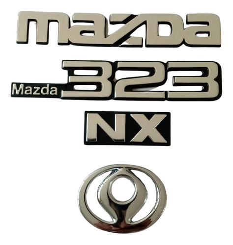 Emblemas Traseros Mazda 323 Nx Sol Naciente Mazda  Foto 2