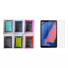 Funda Tablet Samsung A7 De 10.4 (t500) + Vidrio Templado