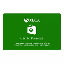 Microsoft Xbox Gift Card Cartão Xbox R