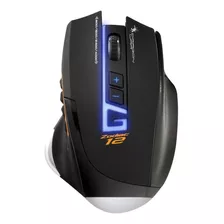 Mouse Gamer Dragon War Zodiac Negro