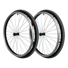 Roda Esportiva 24x1 36f Para Cadeira De Rodas Pr/cz (2 Uni)