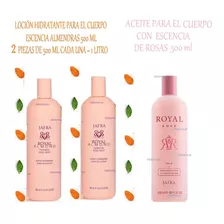 Jafra Loción Crema Almendra 1 L+ Aceite Rosas 500 Env Gratis