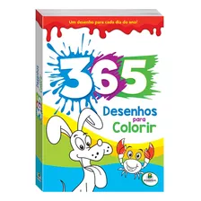 Livro 365 Desenhos Para Colorir Azul