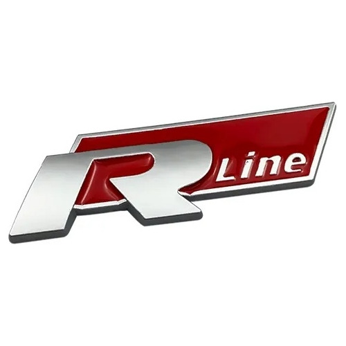 Foto de Emblema Rline Con Adhesivo 3m Exterior Vehculo Volkswagen 