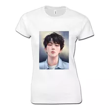 Camiseta Mujer Art Suga Bts Anime Dama