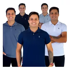 Kit 5 Camiseta Polo Masculina* Pronta Entre* Atacado Revenda