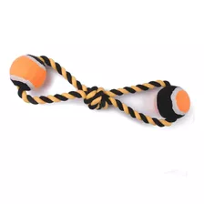Brinquedo De Bola De Tênis Com Corda De Algodão Para Cães, D