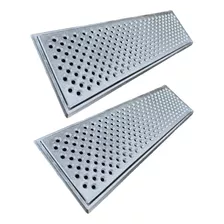 Ralo Linear Grelha Sup. Pluvial 15x100 Aluminio Anti Insetos