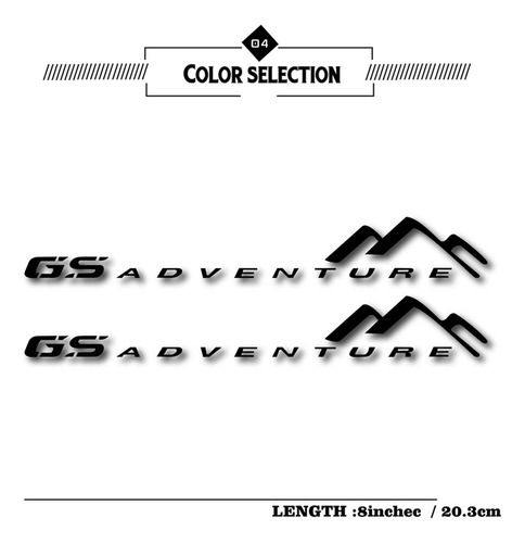 Calcomana Con Logotipo Gs Adventure Para Bmw Gs 1200 800 Foto 2