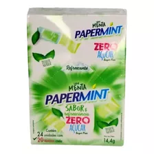 Cx 24 Lâmina Bucal Refrescantes Zero Açúcar Papermint Menta