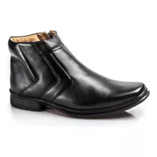 Bota Coturno Masculino Rafarillo Couro Lisa Casual