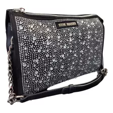 Bolsa Steve Madden Original Do329745 Negro Con Pedrería Dama