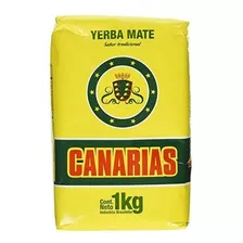 Erva Mate Canarias Chimarrão Pura Folha 1 Kg Uruguai 