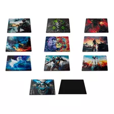 Mouse Pad Pequeno 22x18cm Estampas Variadas Kit 30 Unidades