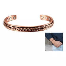 Pulsera Brazalete Magnética Imanes - Cobre Artritis Dorada