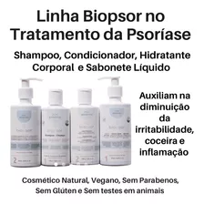 Biopsor Psoríase Shampoo Condicionador Hidratante Sabonete