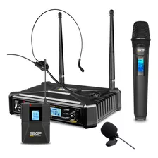 Kit Micrófono Inalámbrico Multifrec. Skp Uhf 700pro